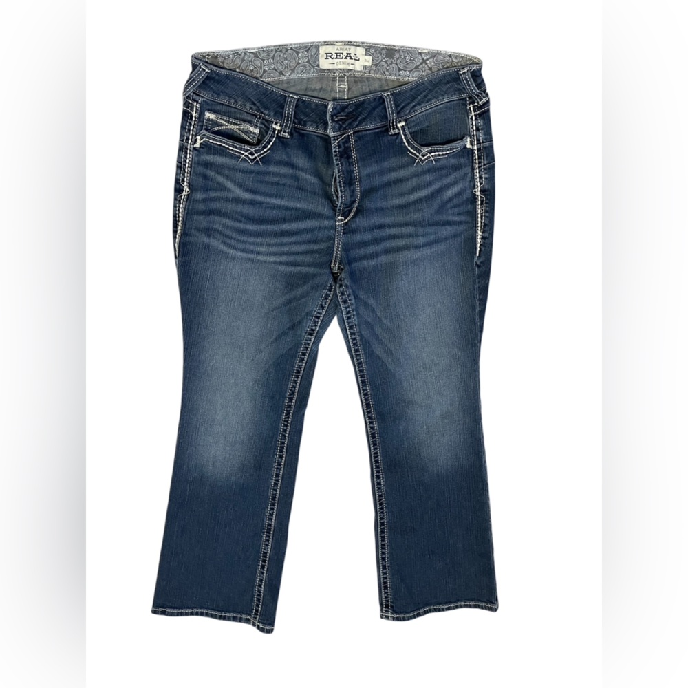Ariat Dark Blue Women's Bootcut  Jeans Sz 34x29